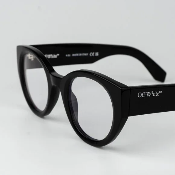 Off-White STYLE 41 Women Eyeglasses Black Round OERJ041 1000  display picture 1